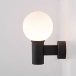 Настенный светильник уличный Elektrostandard Sfera 35126/D черный (220V, шар, IP54)