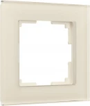 Рамка на 1 пост Favorit (молочный, стекло) Werkel W0011141 (a058813)