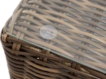 "Палермо" журнальный столик из искусственного ротанга, цвет соломенный 4SIS арт.УТ-00006743