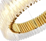 Подвесная люстра ST Luce Nazare SL6012.213.01 Золотистый/Прозрачный LED 1*87W (220V, на тросе, круглые)