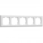 Рамка на 5 постов Stark (белый) Werkel W0051801 (a050911)