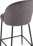 Стул полубарный Stool Group Echo темно-серый