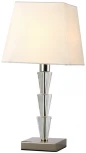 Интерьерная настольная лампа Crystal Lux Marsela LG1 NICKEL