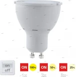 Лампочка светодиодная GU10 5W 400 lm 3000K Eglo Lm_led_gu10 11541