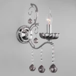 Бра Eurosvet Brezza 10107/1 хром/дымчатый хрусталь Strotskis