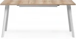 Стол раскладной Notta Колон Лофт 120 25 мм дуб делано светлый / белый матовый 489644