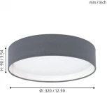 Потолочный светильник Eglo Pasteri 31592