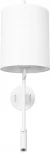 Бра для чтения Loft It Ritz 10253W/B White (220V, выключатель, круглые)