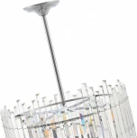 Подвесная люстра хрустальная на штанге Arte Milano Sorrento-2409 372409/6/350/470 CR (220V)