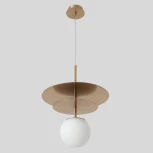 Подвесной светильник Crystal Lux UVA SP1.2 BRASS (220V, на проводе, шар)