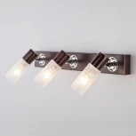 Спот Eurosvet 21130 21130/3 хром/венге (220V, листья, круглые)