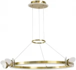 Подвесной светильник светодиодный AM Group MARIPOSA SPD700 POLISHED GOLD (220V, на тросе, кольцо, бабочки)