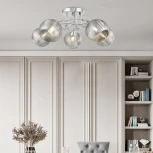 Потолочная люстра на штанге Arte Milano AMALFI 321006/5 CR (220V, шар)