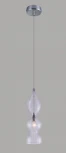 Подвесной светильник Crystal Lux Iris SP1 B TRANSPARENT (220V, на проводе, круглые)