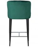 Стул полубарный DOBRIN CHRISTIAN'65 (черные ножки, зеленый велюр (V108-64))
