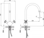 Смеситель Iddis Sam SAMBRJ0i05 для кухонной мойки