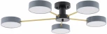 Потолочная люстра светодиодная на штанге Arte Milano Ferrara 252006/5 Bk/Gr (220V, круглые)