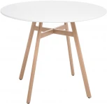 Обеденная группа Woodville Арги 80 light purple / white / wood 527486