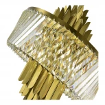 Подвесная люстра ST Luce Nari SL1635.303.09 Латунь/Прозрачный E14 9*40W (220V, на цепи, круглые)