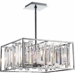 Люстра потолочная на штанге Valzer V000064 (12001/5R Chrome)