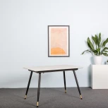 Стол R-Home Месси раздвиж. 120-160*80 белый