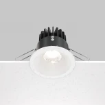 Встраиваемый светильник Zoom 4000K 1x12Вт 60° IP 65 LED Maytoni Technical DL034-L12W4K-W (220V, круглые)