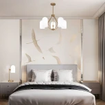 Потолочная люстра на штанге Eurosvet Bambola 60157/5 латунь (220V)