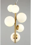 Подвесной светильник Aployt Letizia APL.314.06.06 (220V, на тросе, шарики, молекулы)