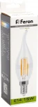 Лампа светодиодная Feron 38263 LB-718 Свеча на ветру E14 15W 4000K