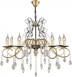Подвесная люстра Reluce 04752-0.4-08 (220V, подвески, на цепи, подсвечник, свеча)