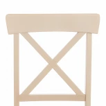 Стул Гольфи 2/ Golfi 2 дерево гевея, 45*51*94, ivory white, ткань кор.-зол. (1505-9) Tetchair 14117