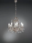 Подвесная люстра Nervilamp 855 855/8+1 (220V, на цепи, подсвечник, свеча)