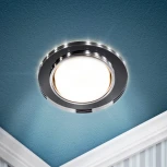 Встраиваемый точечный светильник ЭРА DK LD51 BK (220V, круглые)