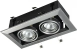 Встраиваемый светильник Metal Modern GU10 2x50Вт Maytoni Technical DL008-2-02-S (220V)