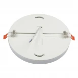 Встраиваемый точечный светильник Volpe ULM-Q250 24W/4000K WHITE (LED, 220V, круглые)