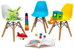 Стул Stool Group Eames DSW детский голубой УТ000001307