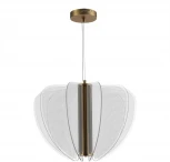 Подвесной светильник ST Luce Fesale SL6509.203.01 Золотистый/Прозрачный LED 1*45W 4000K