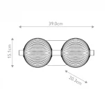 Настенный светильник Eurofase Palmas QN-PALMAS-2W-PN