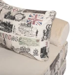 Бескаркасный диван Dreambag PuzzleBag Челси Бежевый XL 4906600