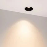 Встраиваемый точечный светильник MS-HARBOR-R82-10W Warm2700 (BK, 36 deg, 230V) (Arlight, IP20 Металл) 054479 (LED)