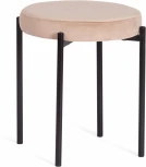 Табурет Tetchair REVO (Ткань,Металл/Бежевый,Черный) 20644