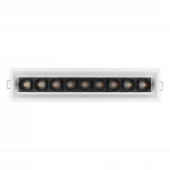 Светильник линейный встраиваемый LED MS-ORIENT-BUILT-TURN-TC-S67x300-20W Day4000 (WH-BK, 30 deg, 230V) (Arlight, IP20 Металл) 032231