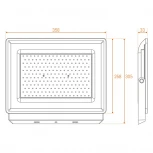Светодиодный прожектор 200Вт 5700К IP65 Wolta WFL-200W/06