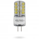 Лампочка светодиодная G4 2,5 Вт 180 lm 4000K нейтральное белое свечение Voltega Simple 6984