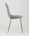 Стул Stool Group Валенсия велюр серый золотые ножки УТ000003335