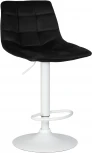 Стул барный DOBRIN TAILOR WHITE (черный велюр (MJ9-101))