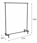 Вешалка напольная Пико 26 черный от фабрики Mebelik