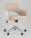 Кресло офисное Кларк рогожка бежевый Stool Group арт.УТ000039442