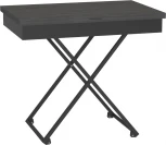 Стол универсальный трансформируемый Калифорния АНДРЭ Loft ЛДСП Интра/Черный