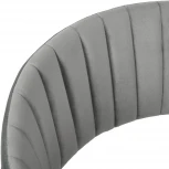 Стул Turin серый с золотыми ножками Bradex Home FR 0910